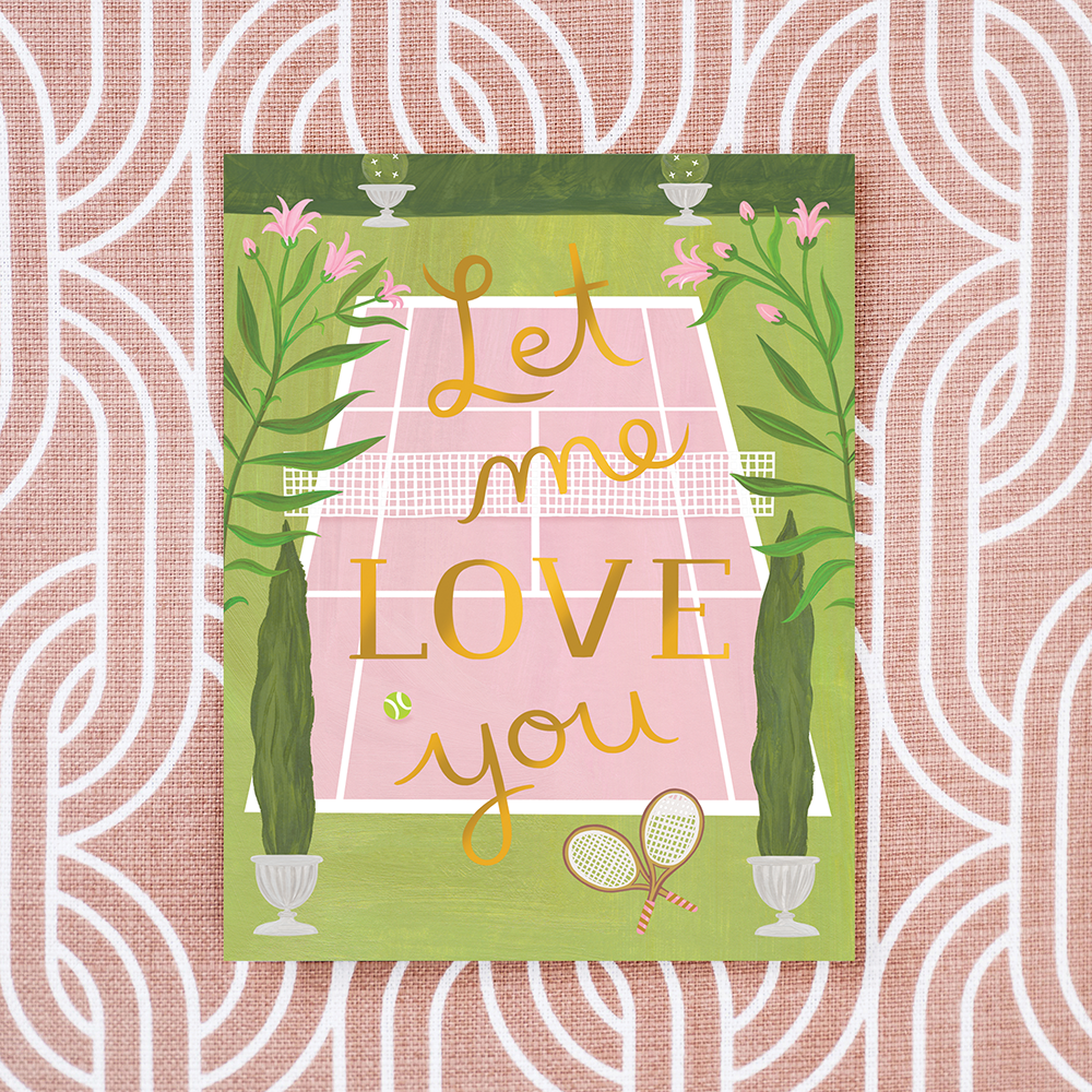 Let Me Love You - Gold Foil
