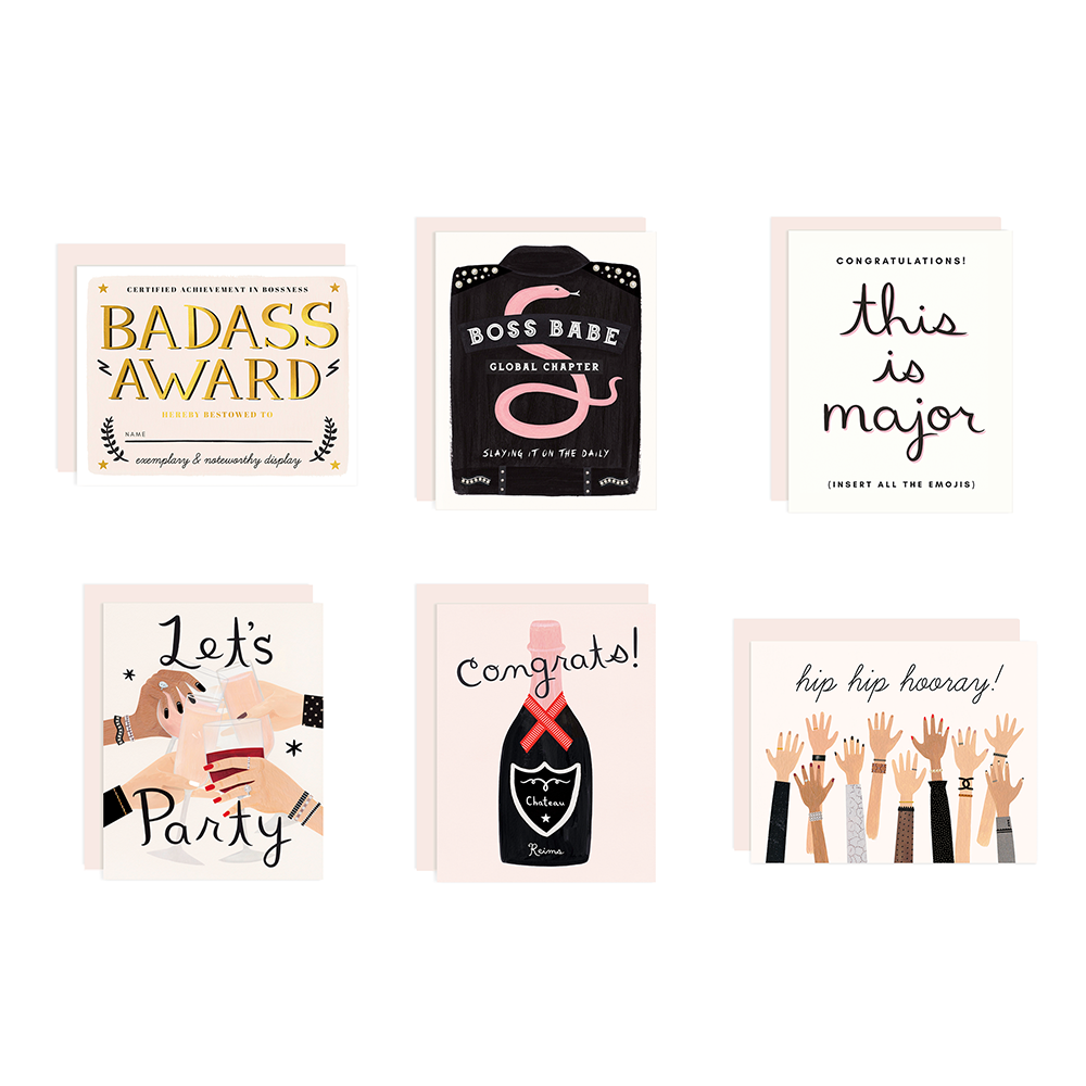 The Congrats Assorted Greeting Card Set