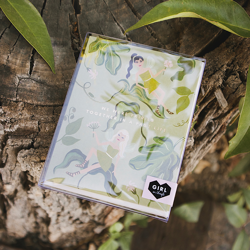 We Were Fairies - Gold Foil