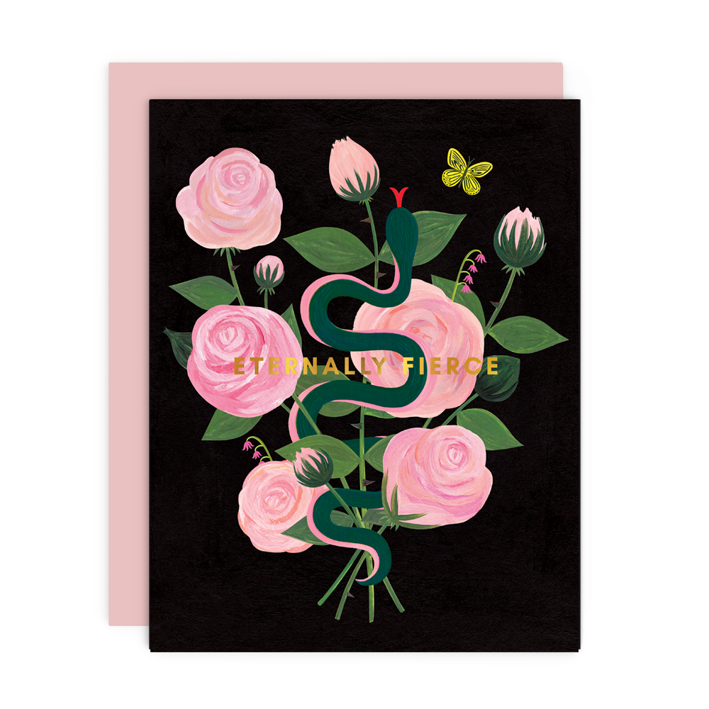 Eternally Fierce (midnight) Greeting Card Set