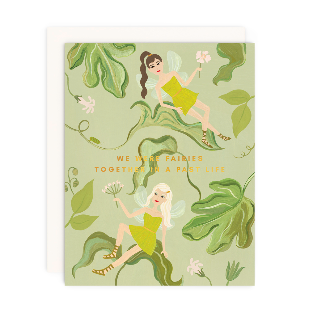 We Were Fairies (gold foil)