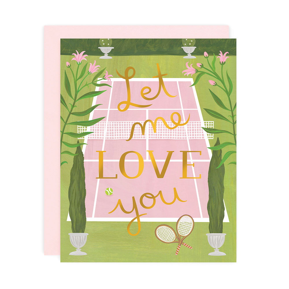 Let Me Love You - Gold Foil