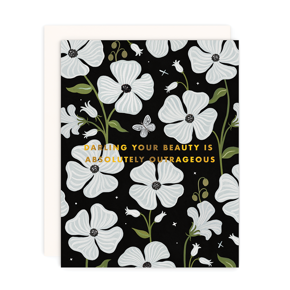 Outrageous Beauty - Gold Foil