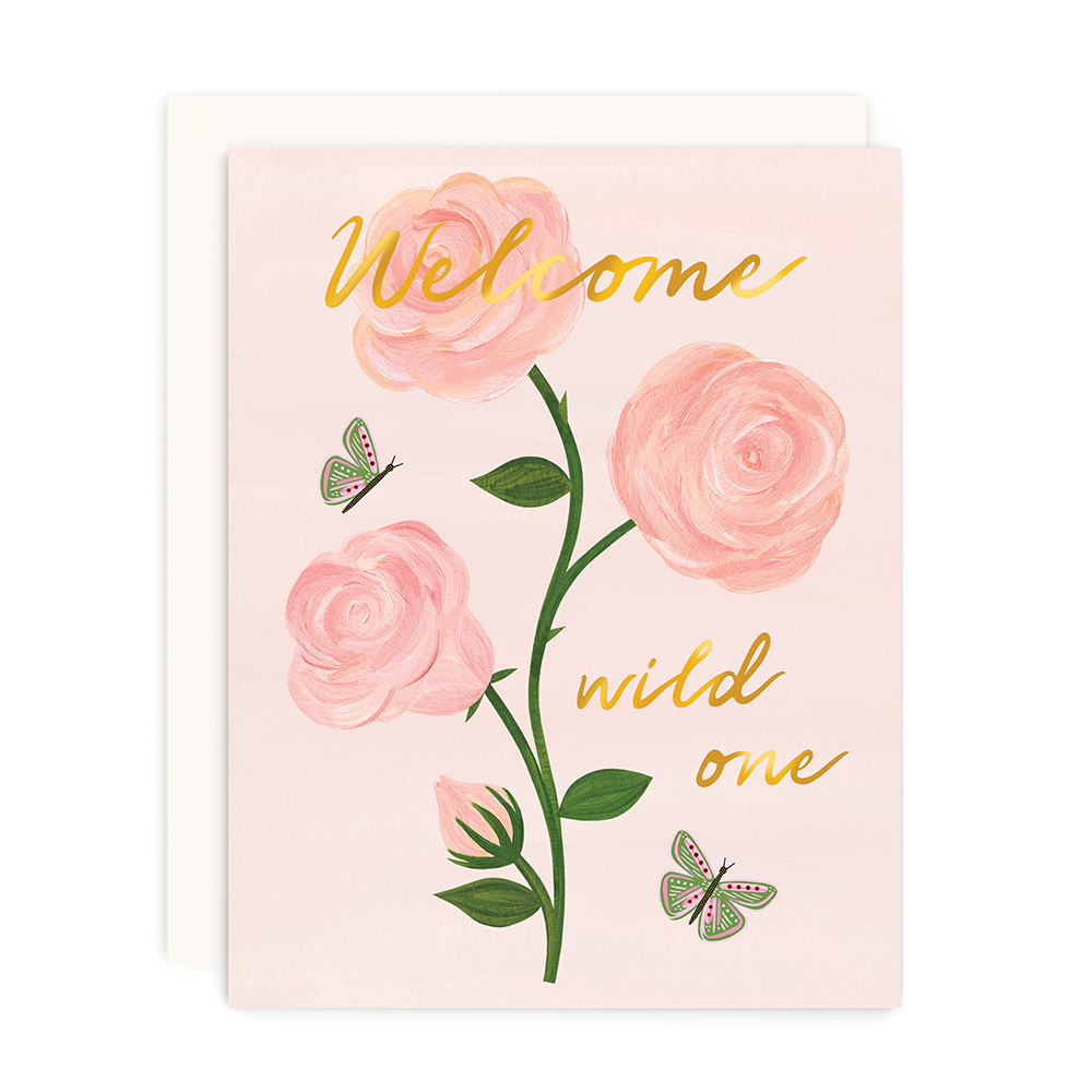 Welcome Wild One - Gold Foil