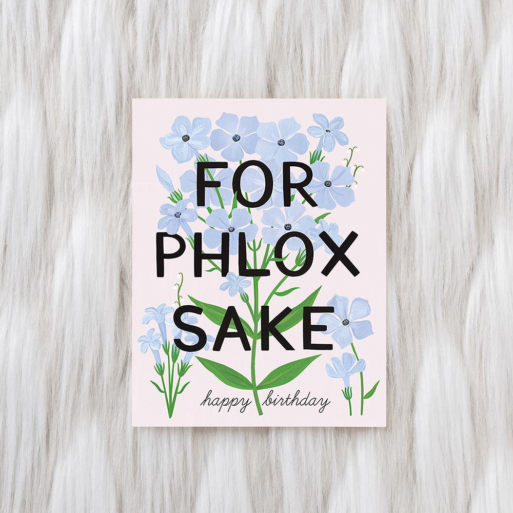 For Phlox Sake HBD Greeting Card Set