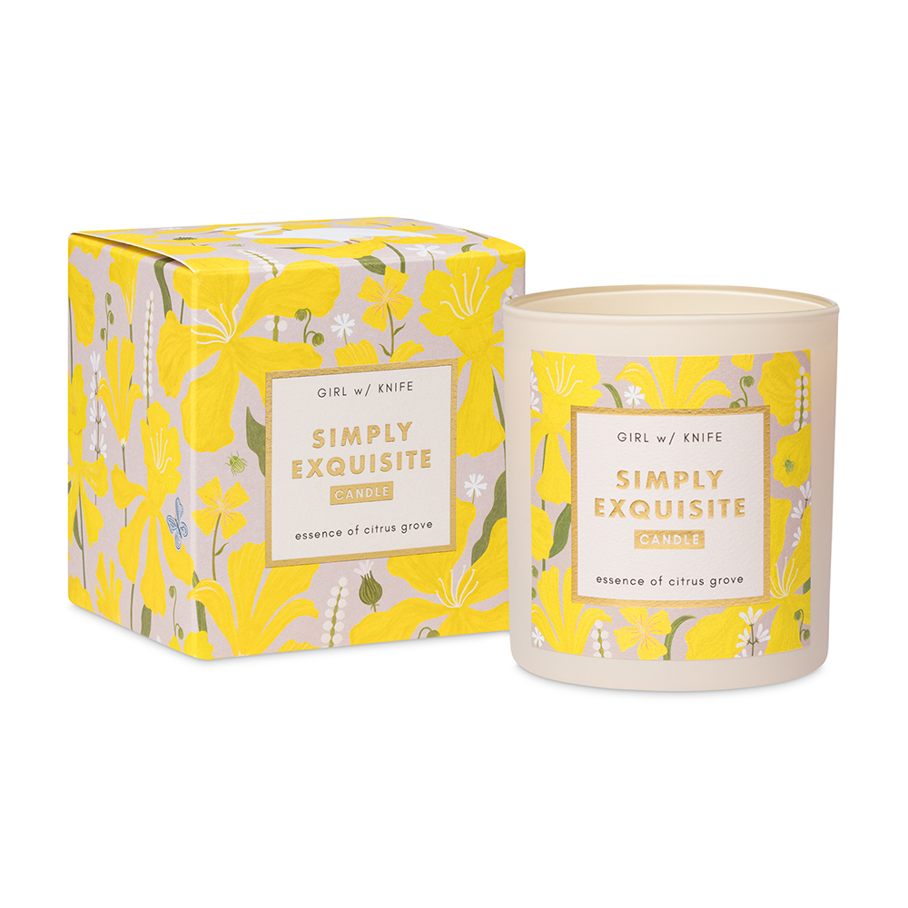 Simply Exquisite Candle - Essence of Citrus Grove
