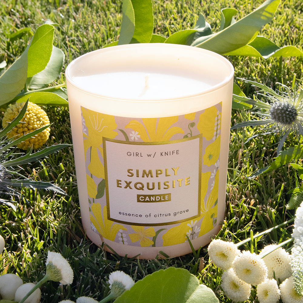Simply Exquisite Candle - Essence of Citrus Grove
