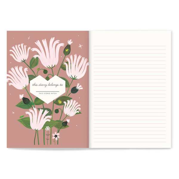 Diary of an Iconic Bitch Journal - Girl w/ Knife