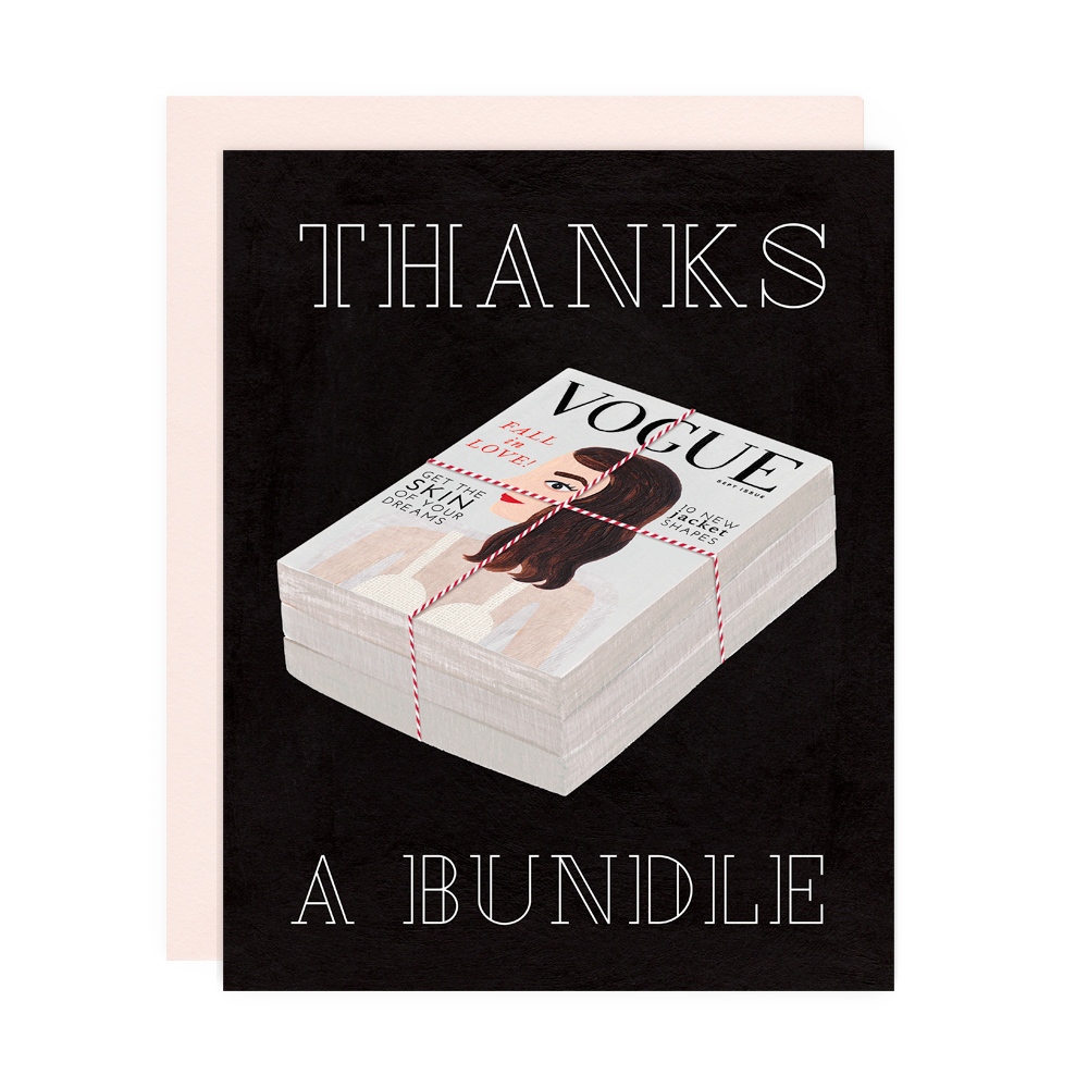 Thanks A Bundle - Girl w/ Knife