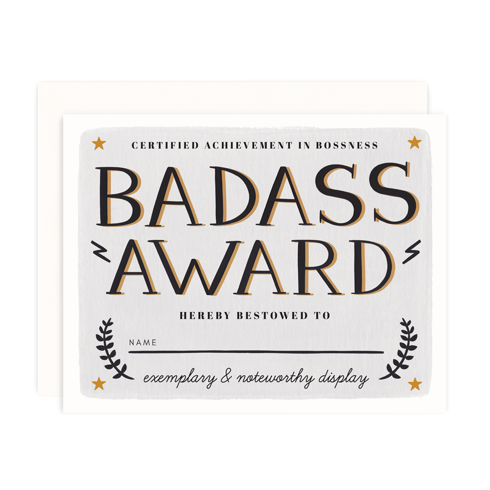 Badass Award