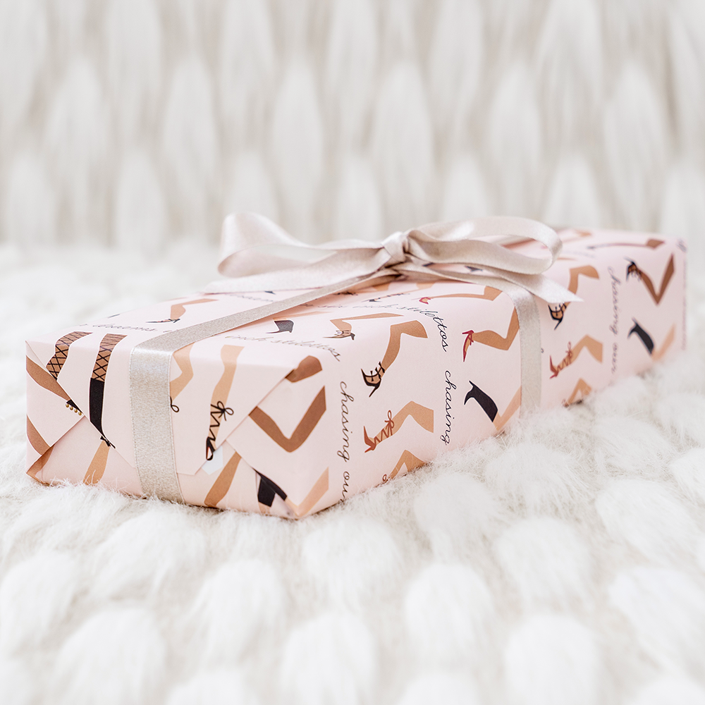 Rose Gold Christmas Wrapping Paper